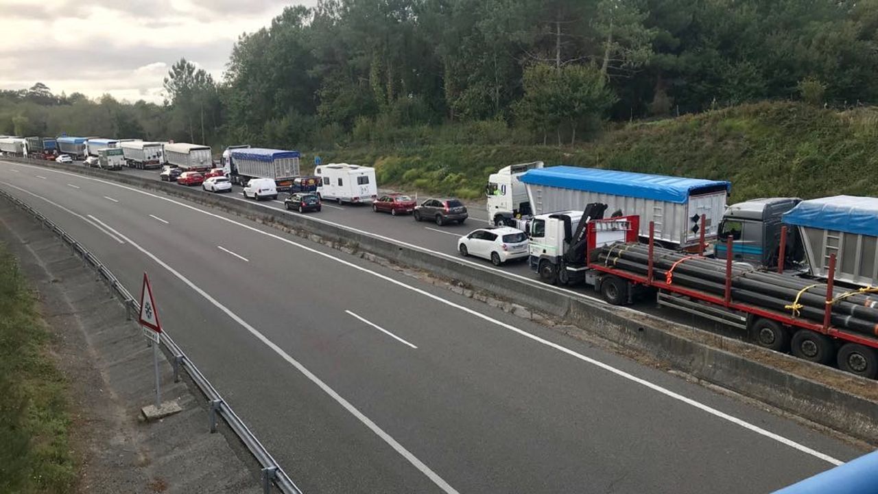 Colapso en el puente Pasaxe