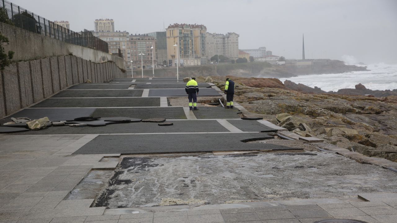 EFECTOS DE TEMPORAL EN A CORUÑA