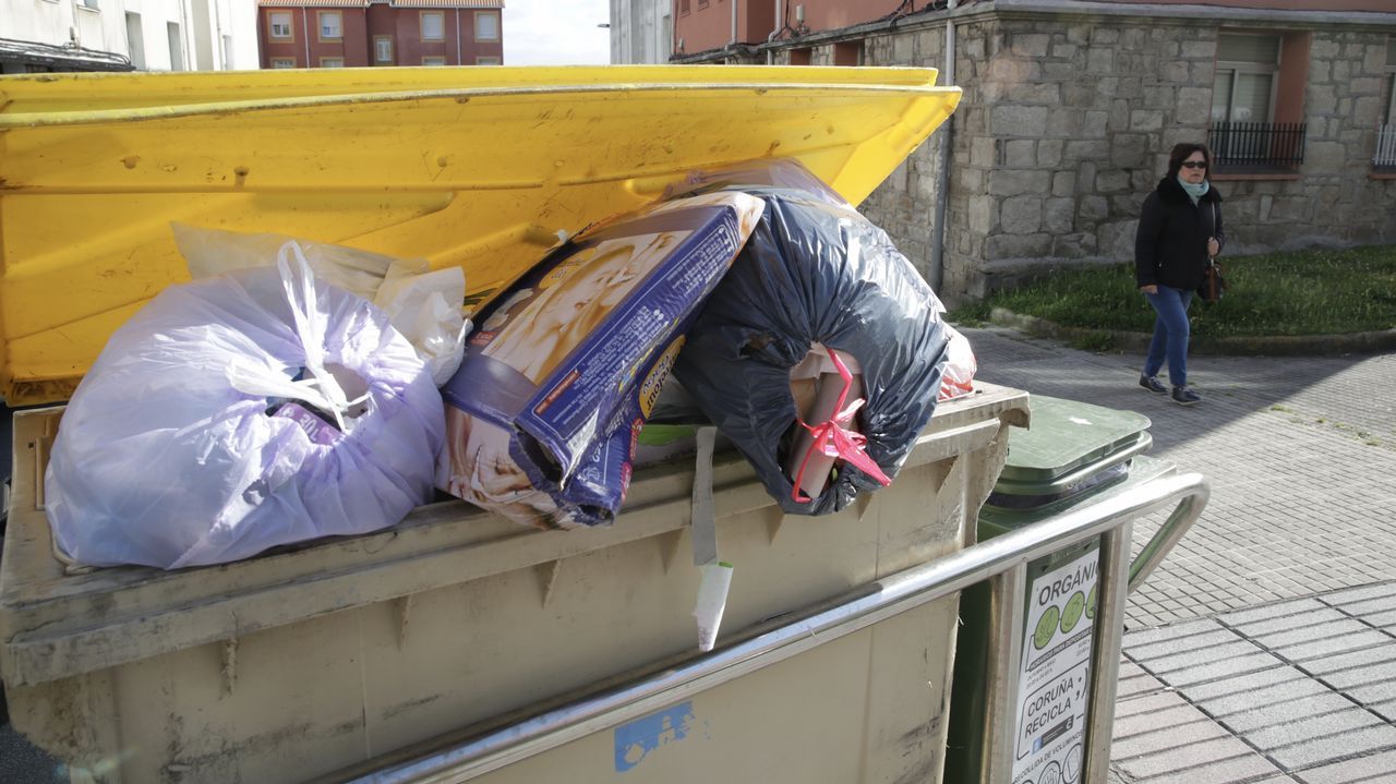 Cuarto día de la basura sin recoger