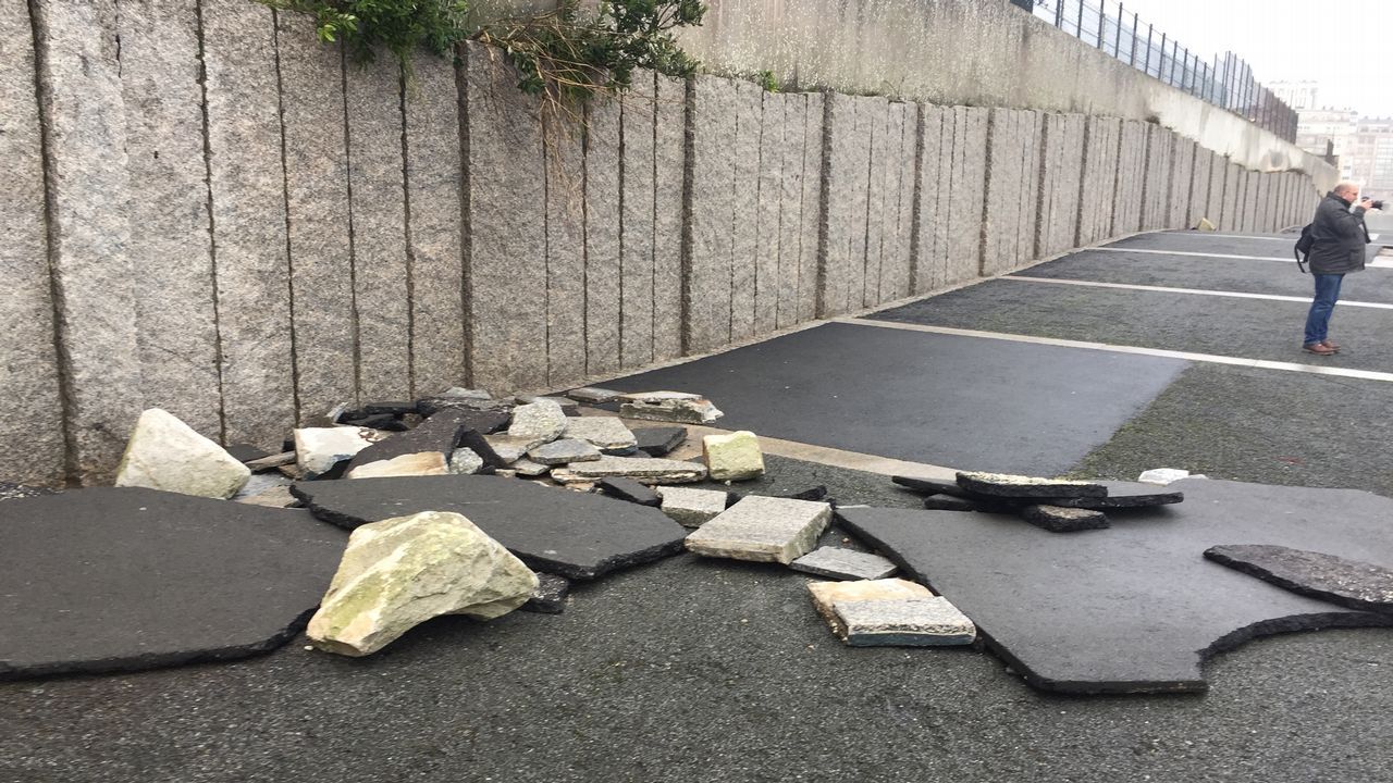 EFECTOS DE TEMPORAL EN A CORUÑA