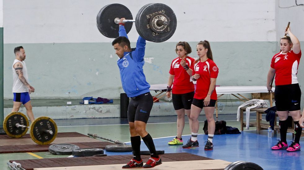 CAMPEONATO DE ESPAÑA DE HALTEROFILIA EN EL PABELLÓN A CAÑOTA, MARÍN