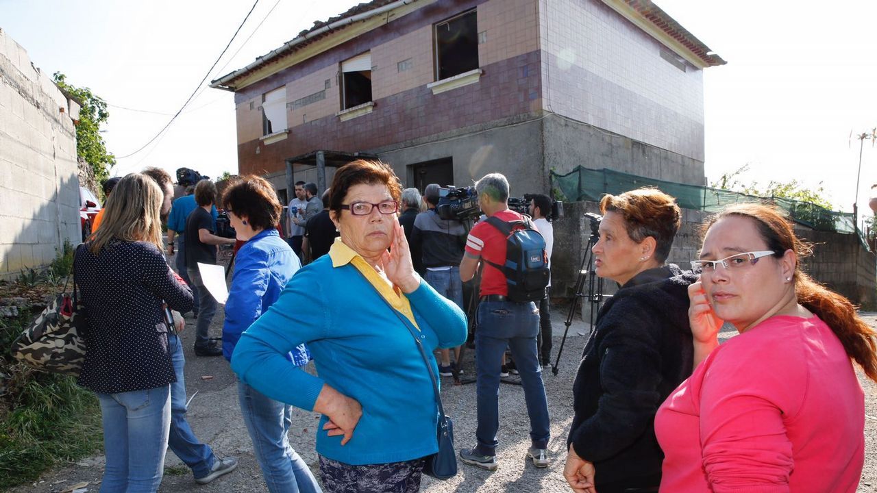 El diá después a la explosión mortal en Tui