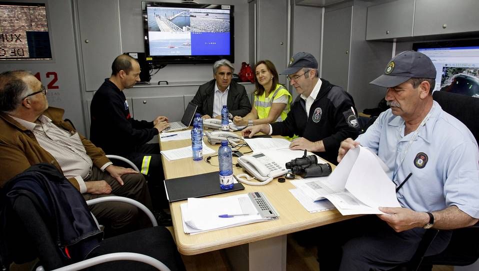 simulacro de activación do Plan de Continxencias por Contaminación Mariña Accidental (Plan CAMGAL)