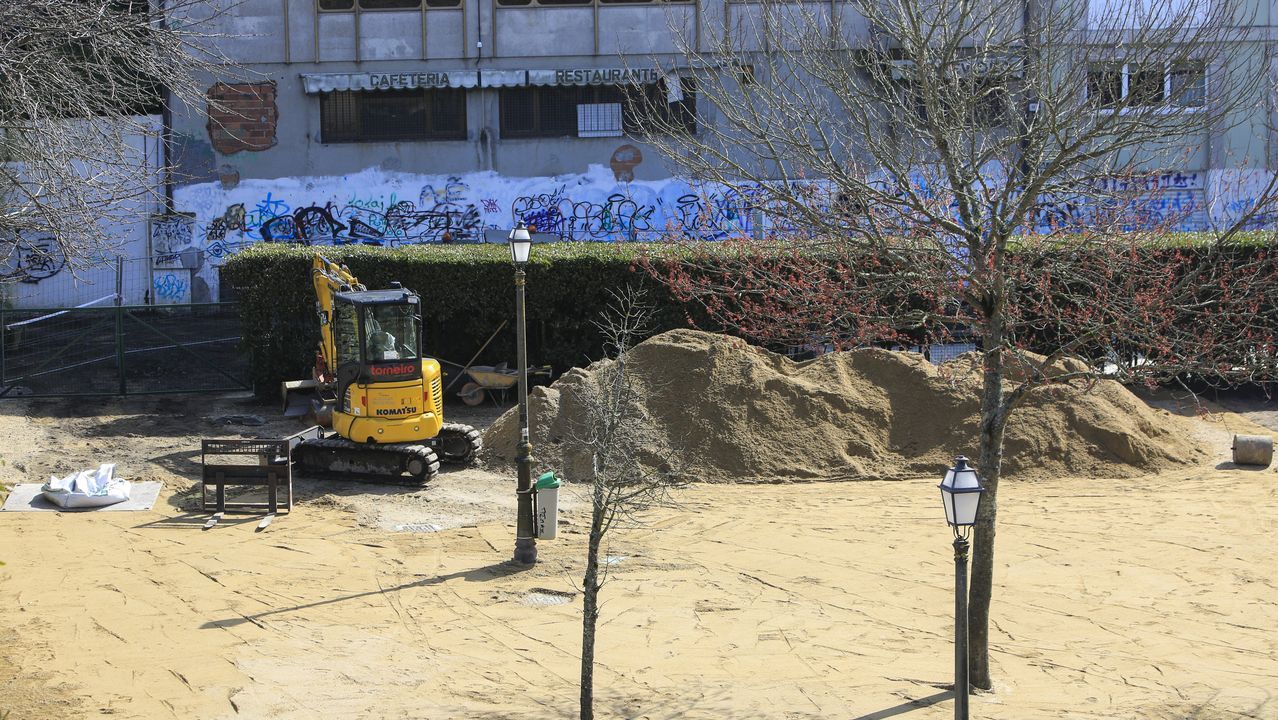 El Concello ha destinado 50.000 euros a la mejora del de As Estantígas, junto a la Muralla