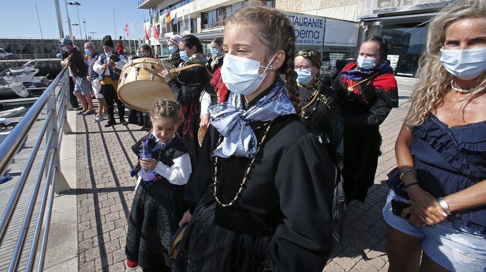 Procesión marítima de la Virgen del Carmen en Sanxenxo