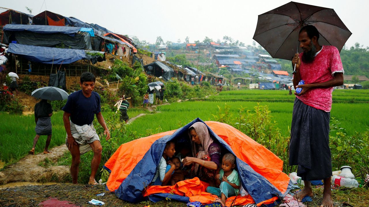 Campo de refugiados en Bangladés