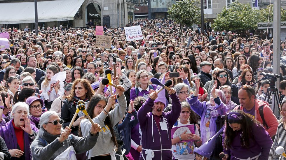 Condentración del 8M. Día de la Mujer