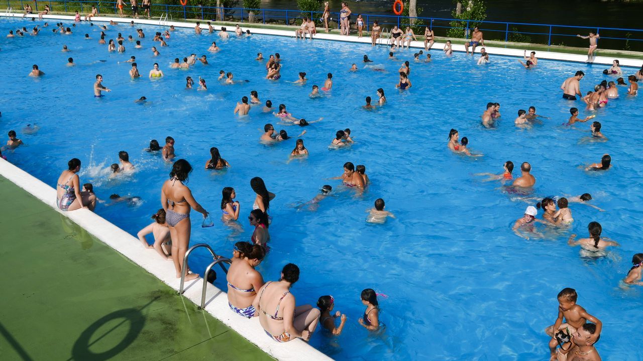 Las piscinas de Ourense, lo más buscado hoy