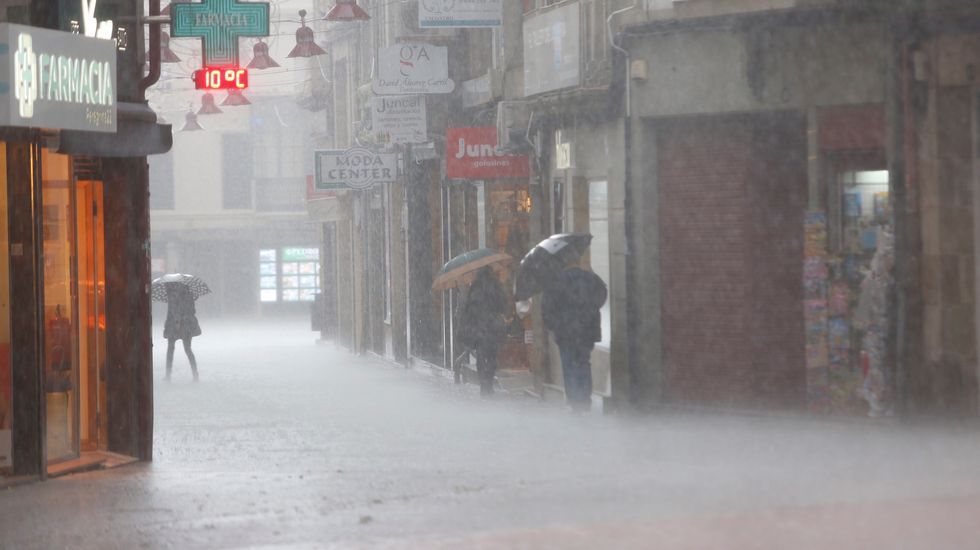Noviembre pasado por agua en Pontevedra