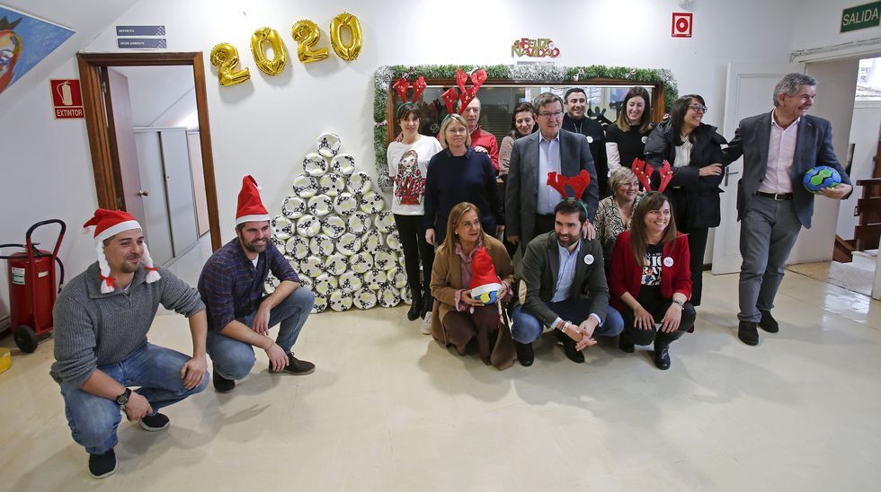 Decoración navideña en la Diputación de Pontevedra