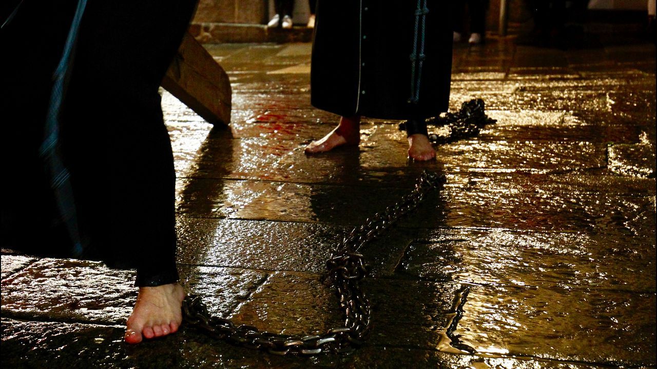 Procesión del Santo Encuentro en Santiago