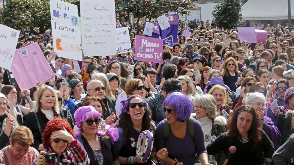 Condentración del 8M. Día de la Mujer