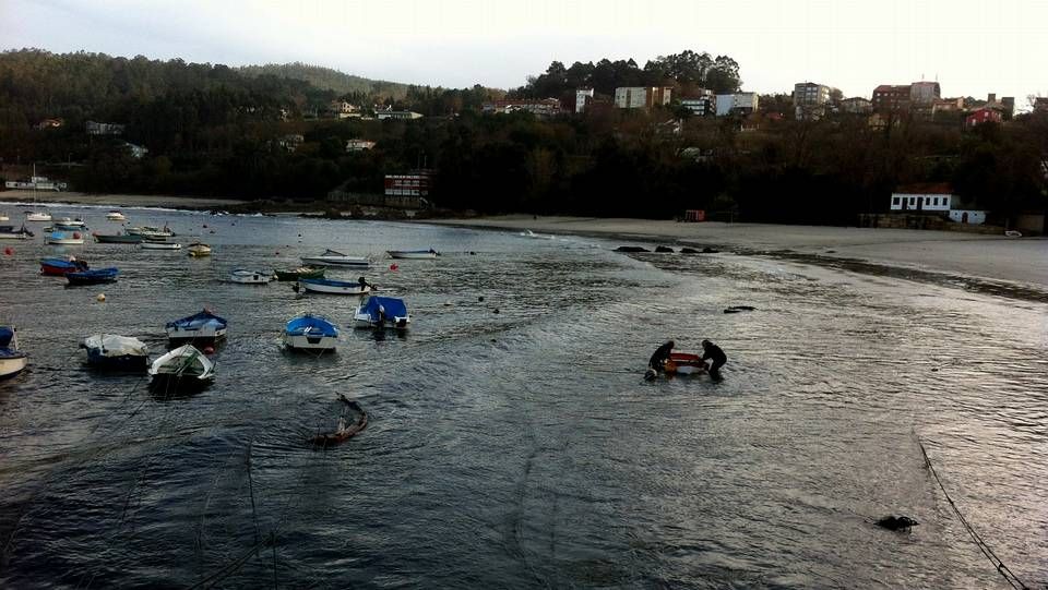 Carballo XXL.Temporal en la playa de A Frouxeira, en Valdoviño