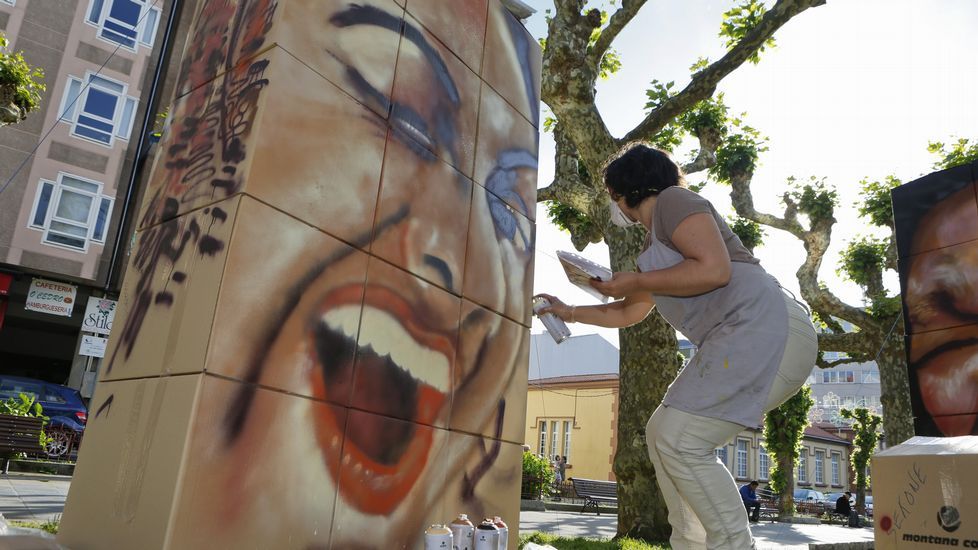 Taller sobre realismo con Sekone en el jardín municipal