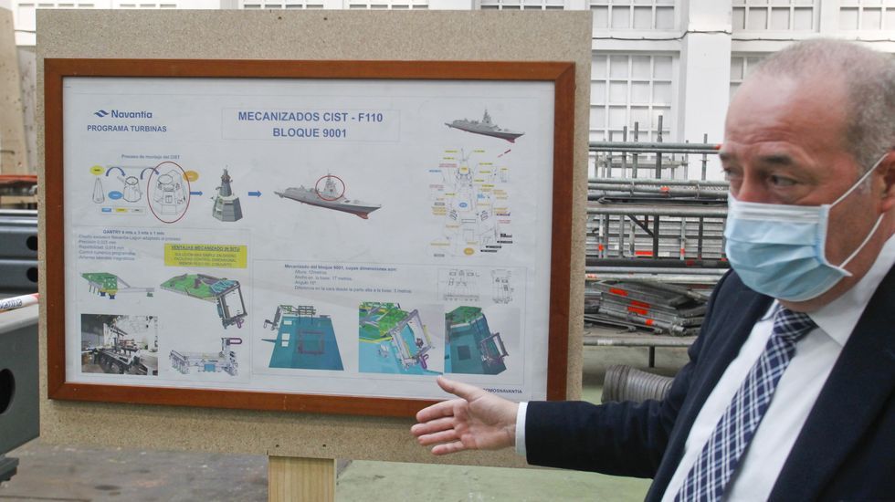 La nueva máquina diseñada por Turbinas para mecanizar bloques de las F-110
