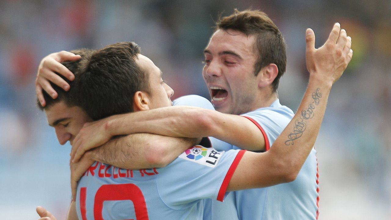 Celta-Alcorcón (3-0) el 19 de mayo del 2012. Doblete de Iago