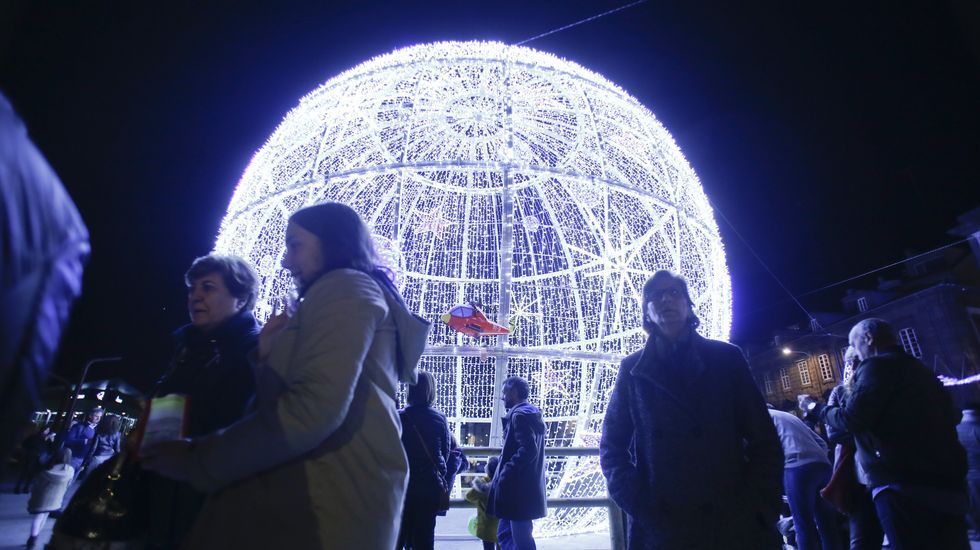 Iluminación navideña en A Coruña