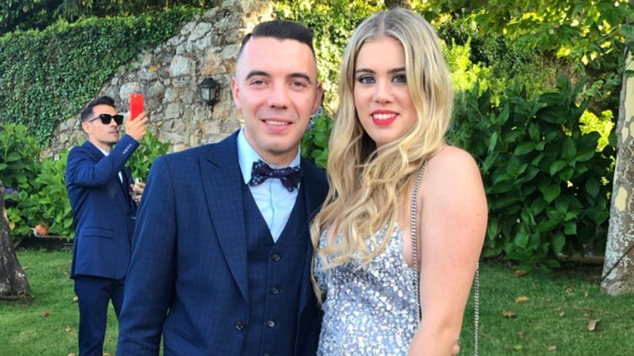 Iago Aspas y Jennifer Rueda