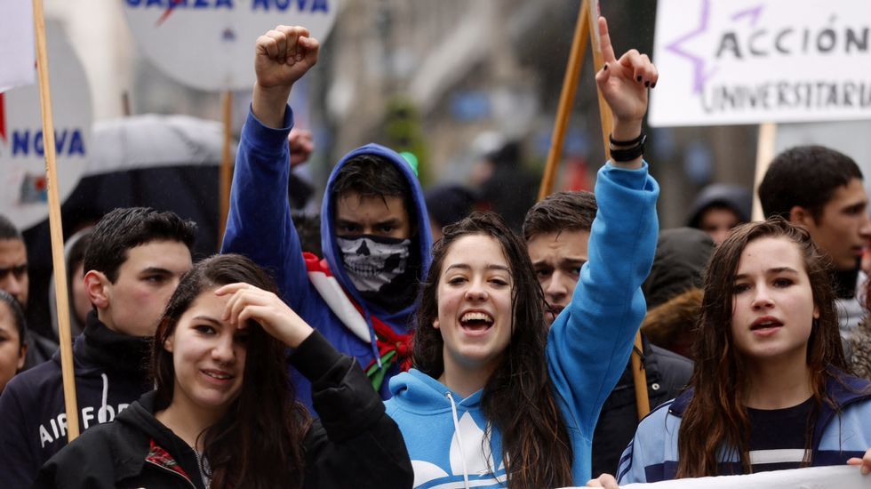 Manifestación en Vigo