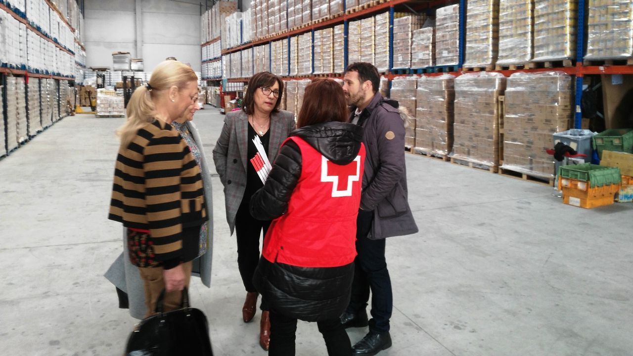 La Cruz Roja repartirá desde Barro 318 toneladas de comida