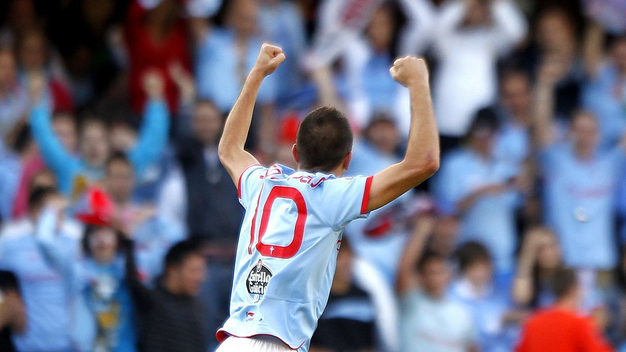 Celta-Xerez (4-1) el 23 de mayo del 2012. Doblete de Iago