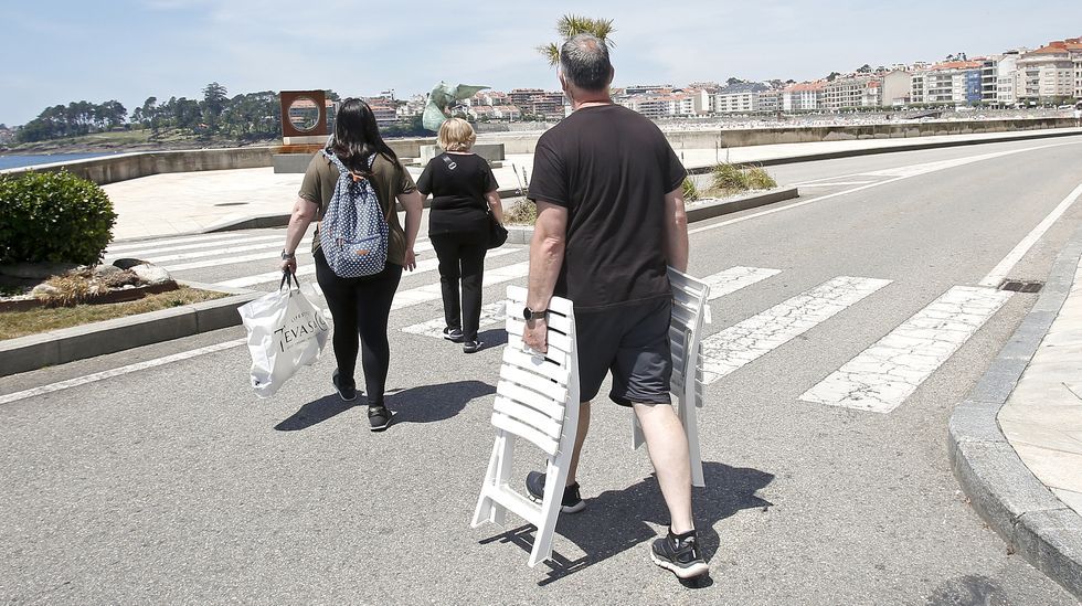 Sanxenxo. Playa de Silgar