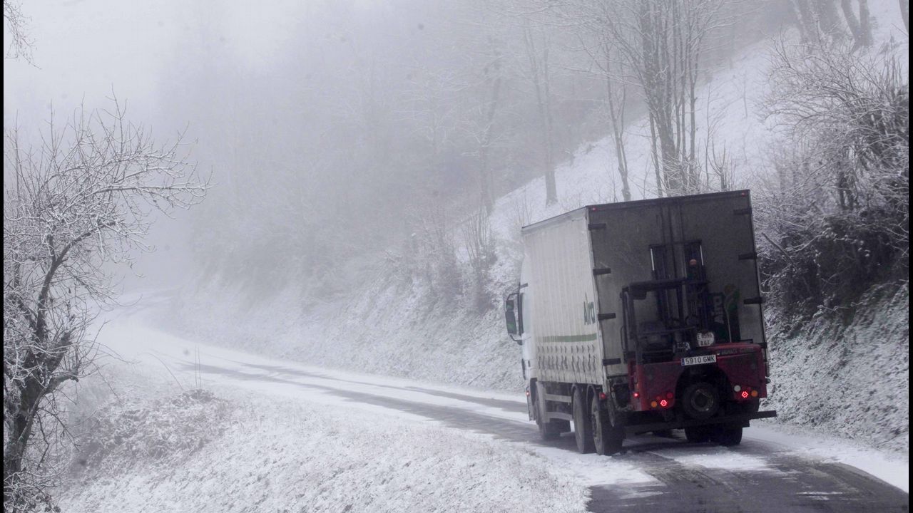 Nieve en O Cebreiro