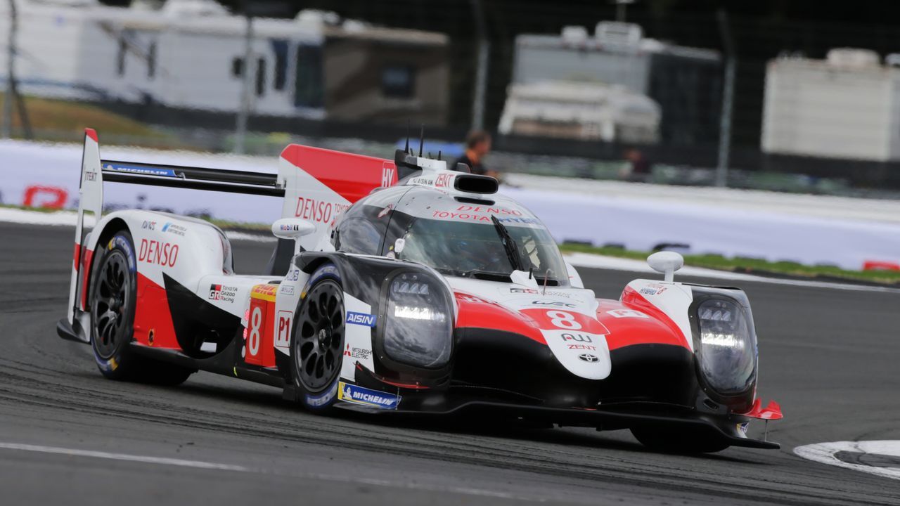 El Toyota de Fernando Alonso.