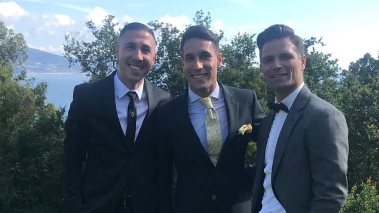 Gerard Deulofeu, en la boda de Aspas