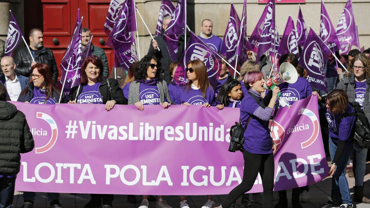 Las imágenes del 8M en Ourense