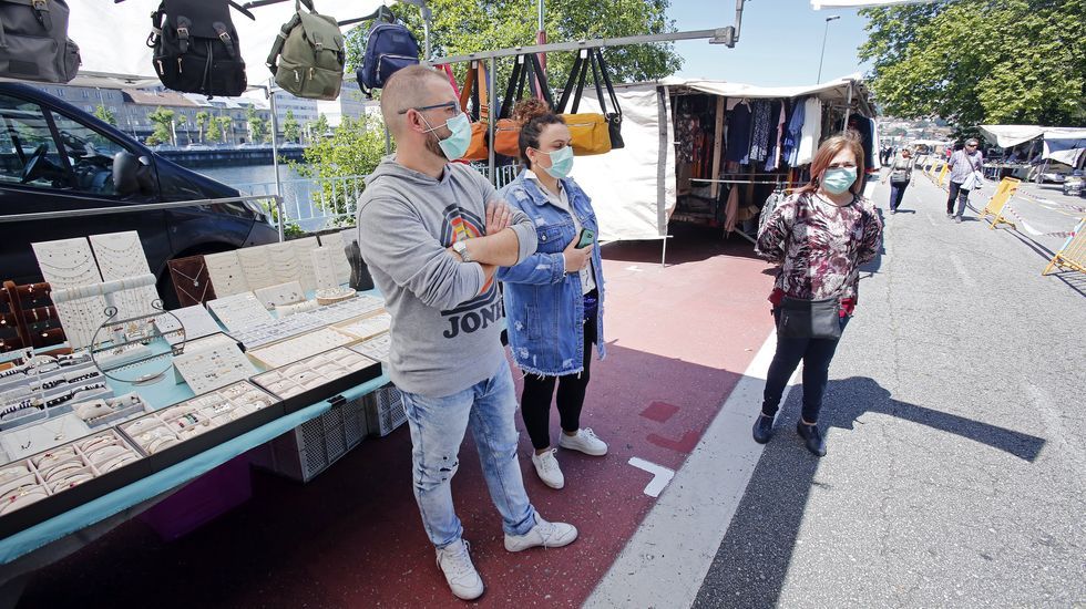 Regresa la feria de los sabados a Pontevedra con nuevas medidas anticontagio