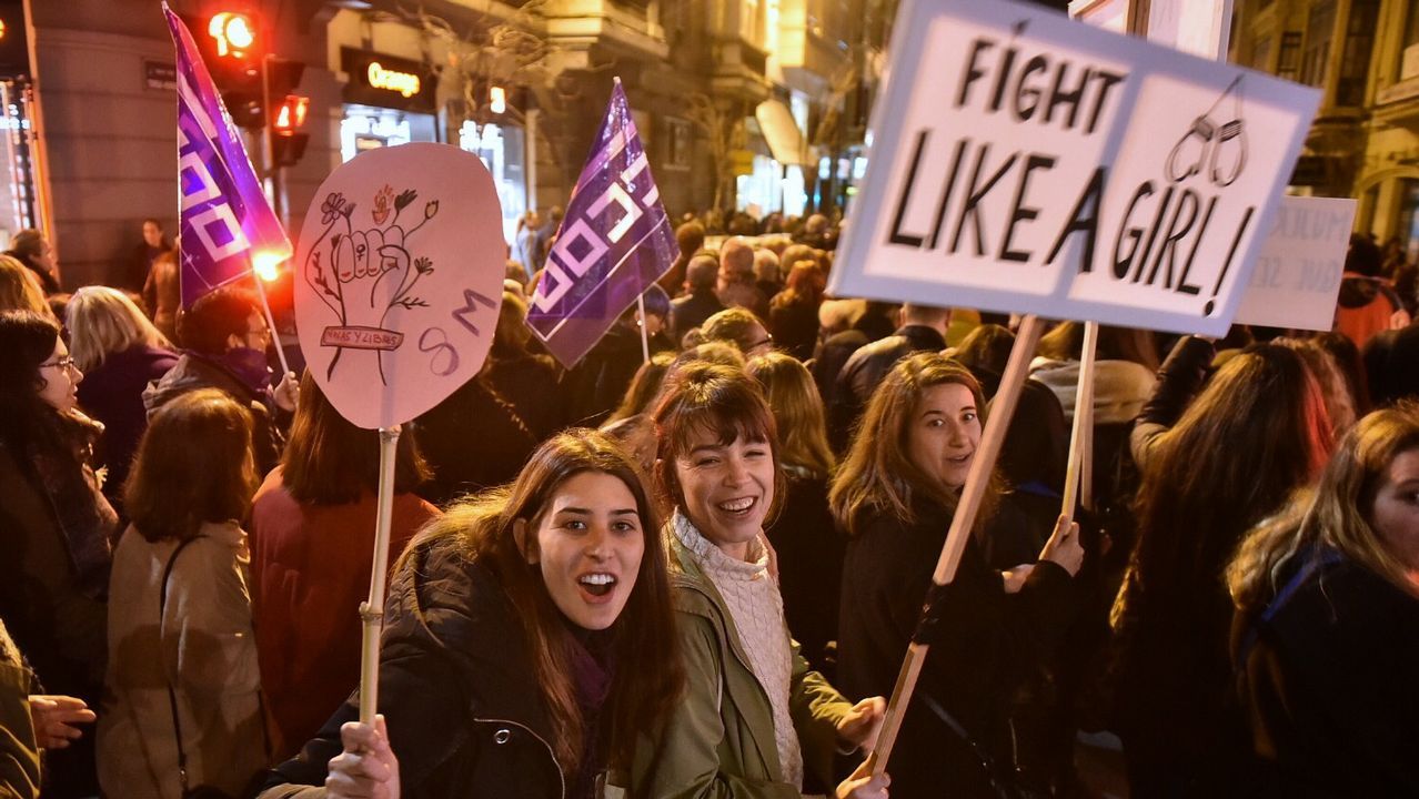 Manifestación central de A Coruña