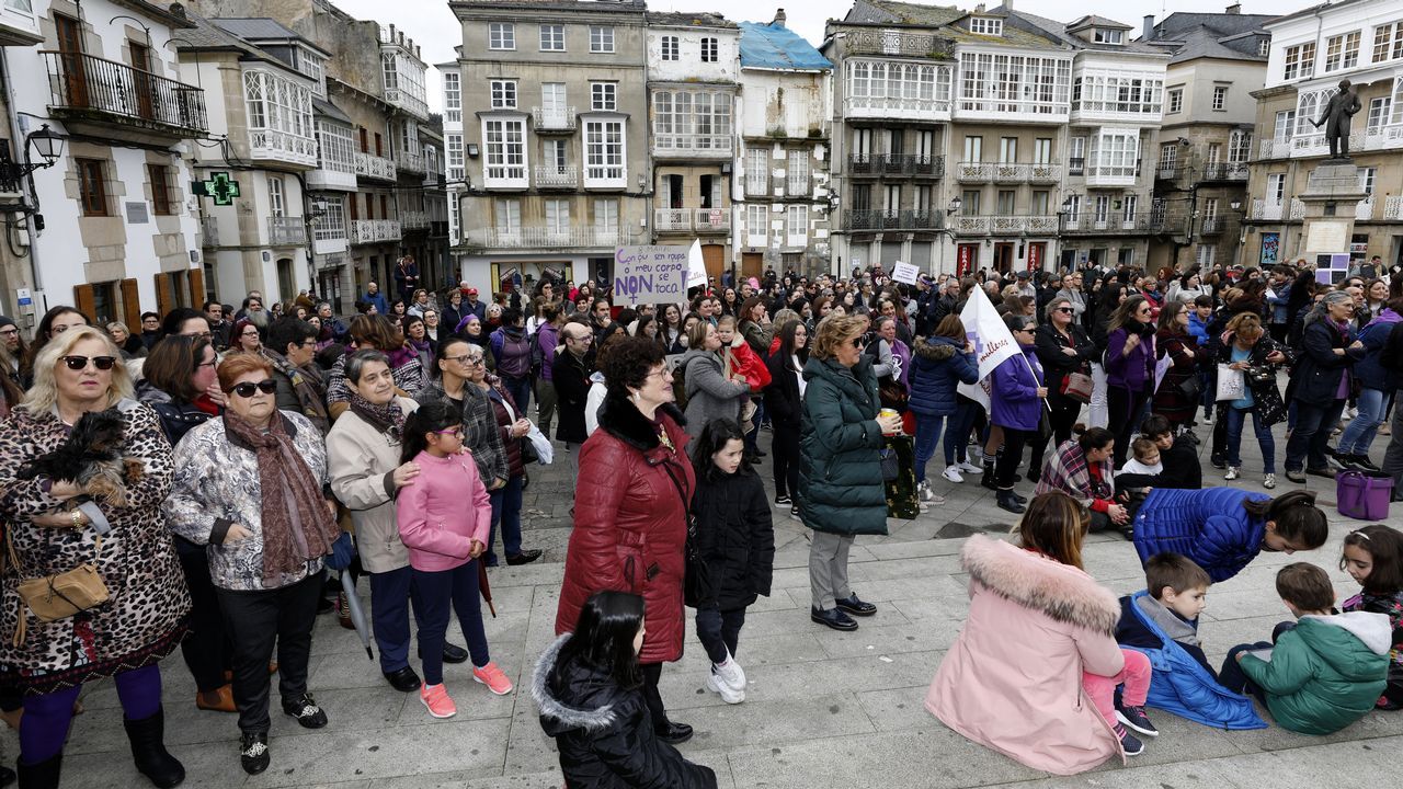 Manifestación por el 8M en Viveiro