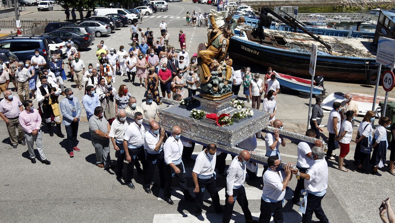 Procesión del Carmen en Lampón 2020