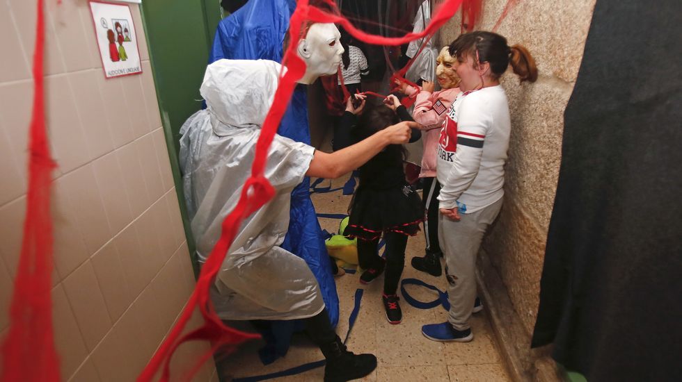 Celebración del Samaín en el CEIP Praza de Barcelos. Halloween