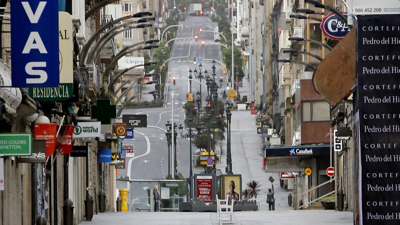 Vigo en Semana Santa durante la alarma sanitaria por el coronavirus