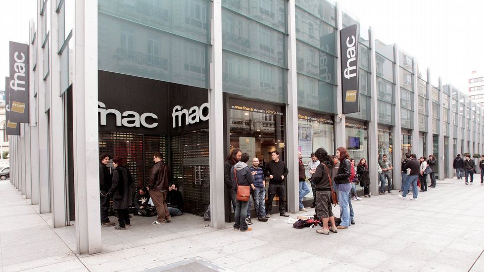 Exterior de la tienda Fnac de A Coruña
