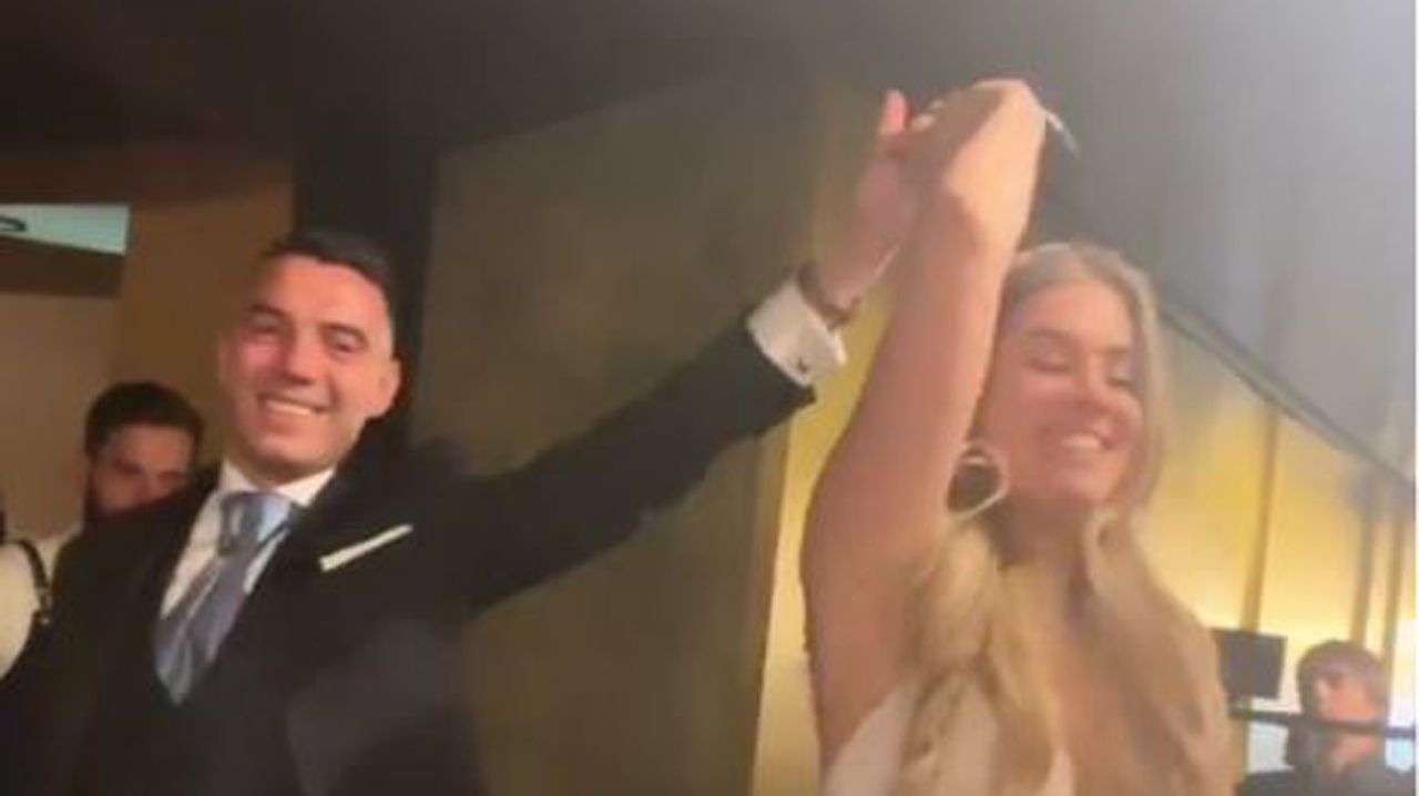 Vicente Iborra, con su pareja
