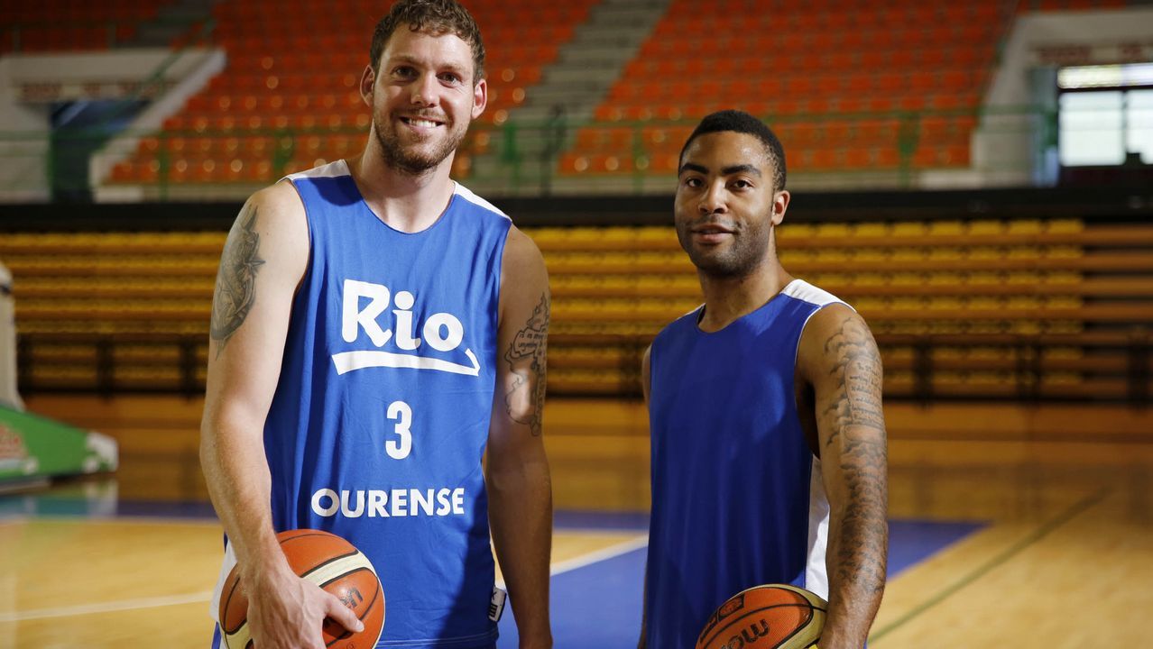 El nuevo COB empieza a entrenar.Kevin Van Wijk, ala-pívot, y Javon Masters, base, ya están en el Pazo