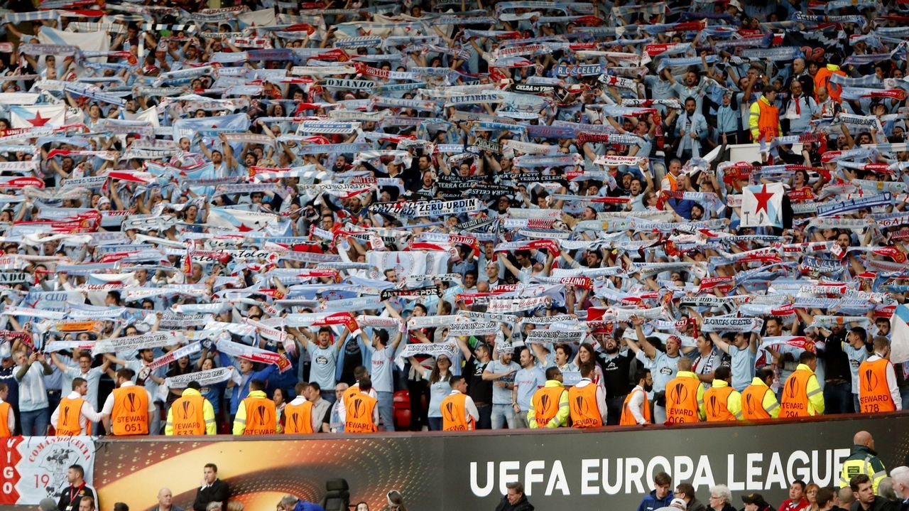 .Semifinal de Europa League frente al Manchester United en el 2017