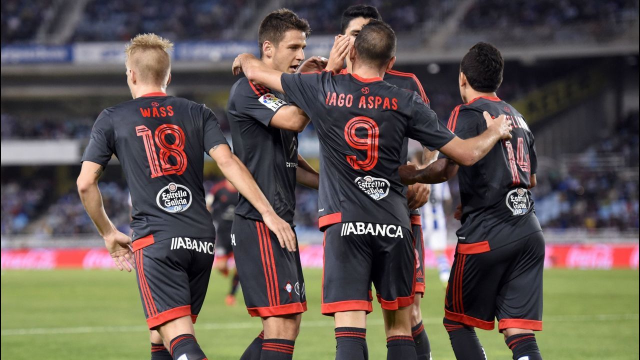 Real Sociedad-Celta (2-3) el 31 de octubre del 2015