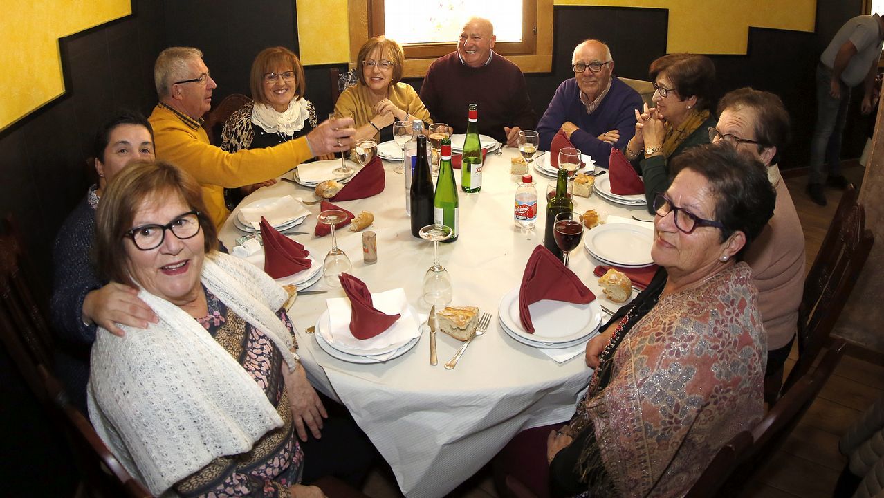 Comida de Reyes para los mayores de Rianxo