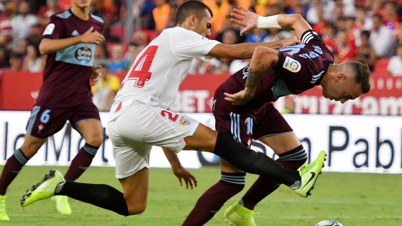 Sevilla-Celta en el Sánchez Pizjuán el 30 de agosto del 2019, tercer jornada (1/19)