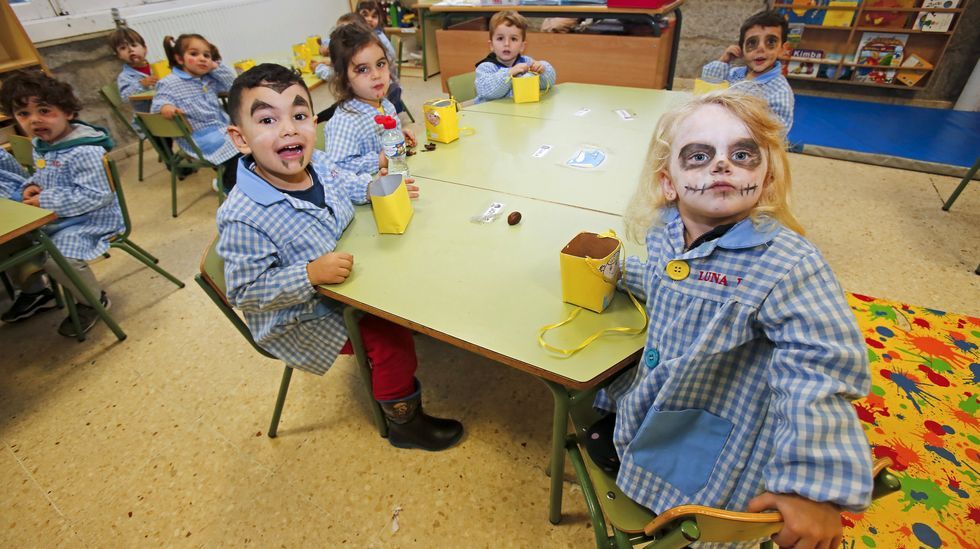 Celebración del Samaín en el CEIP Praza de Barcelos. Halloween