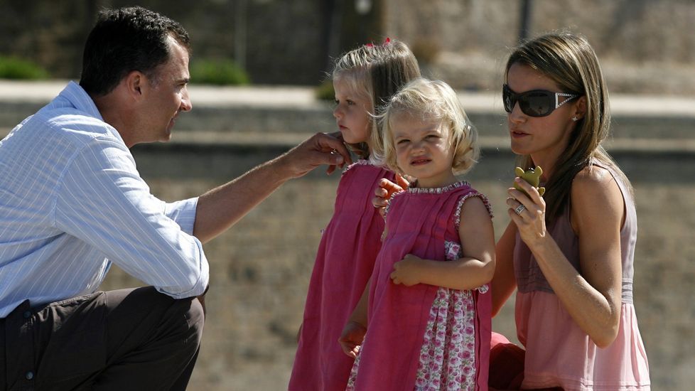 En el 2009, de vacaciones en Mallorca.