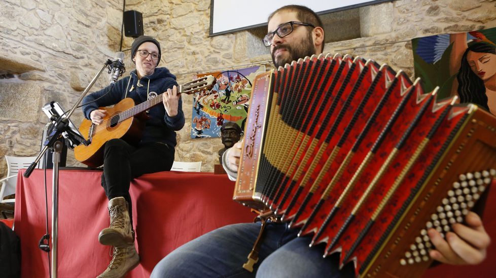 Anxo Lorenzo participou na festa