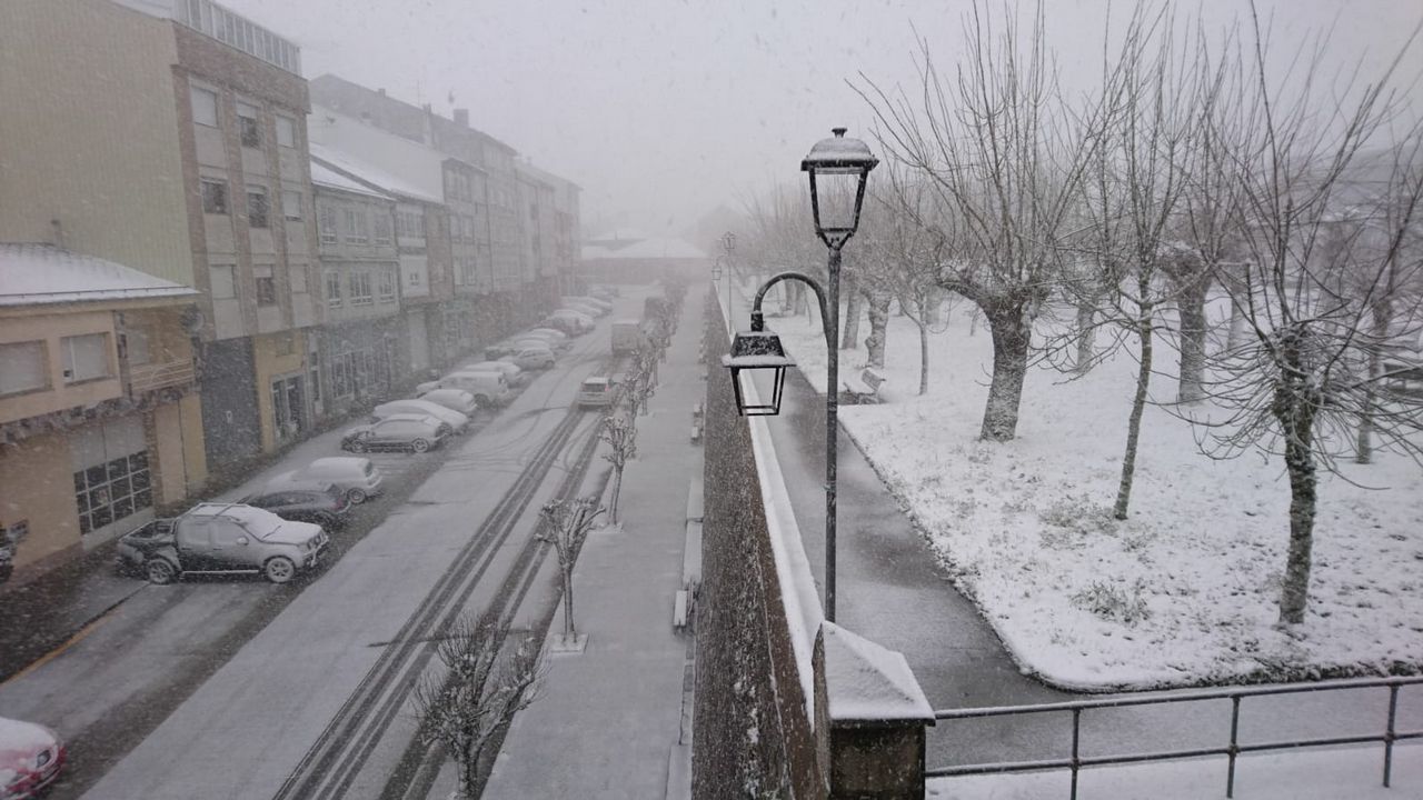 Nieve en A Fonsagrada