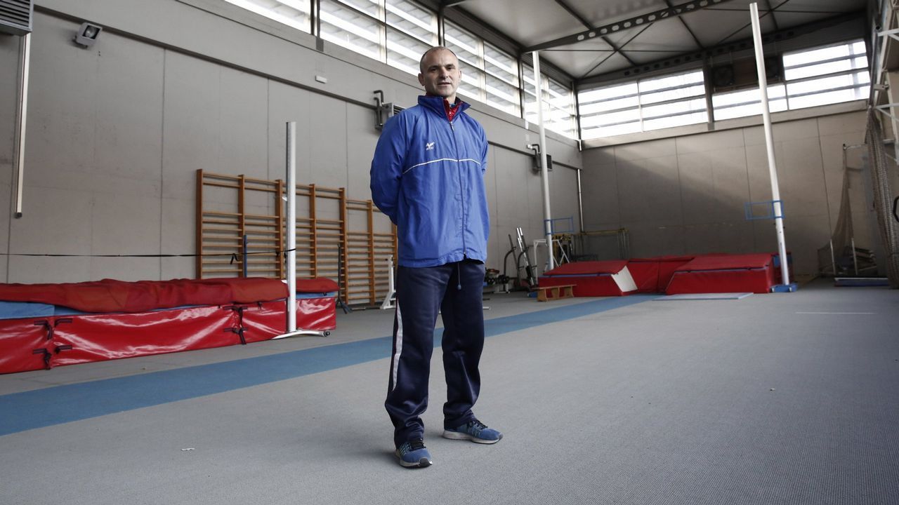 Alfredo González, entrenador del Ourense Atletismo
