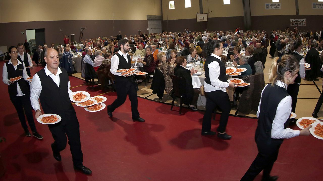 Comida de los mayores en la Fieiteira 2019