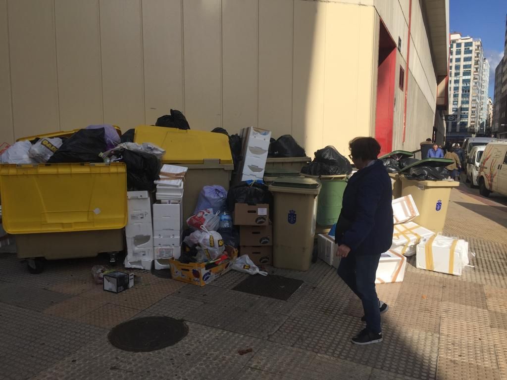 Cuarto día de la basura sin recoger